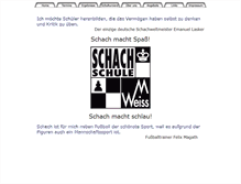 Tablet Screenshot of michaelweiss-schachschule.de